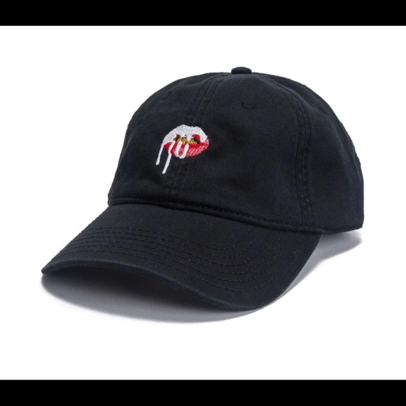 Kylie Cosmetics Accessories Kylie Jenner Black Lips Hat Poshmark